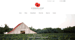 Desktop Screenshot of coquelicotwines.com